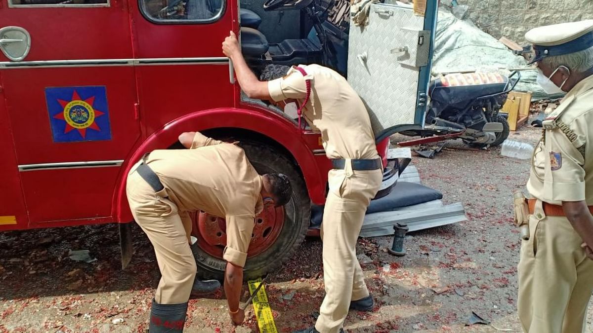 Bengaluru godown fire: When a flat tyre didn't puncture the firefighters' spirit