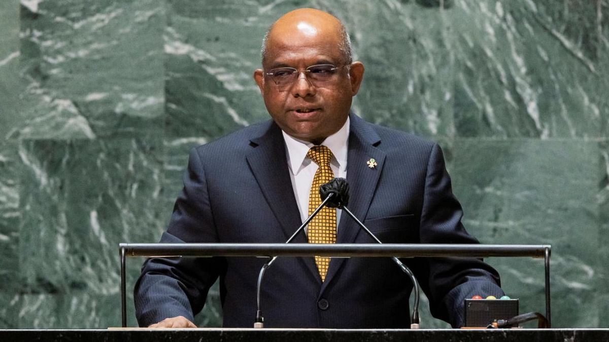I got Covishield from India: President of 76th UN General Assembly Abdulla Shahid