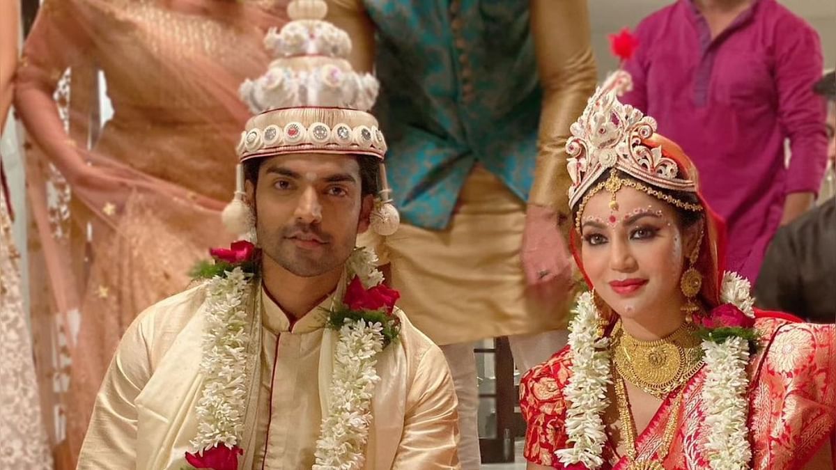 Gurmeet, Debina renew wedding vows on sets of upcoming short film Subho Bijoya