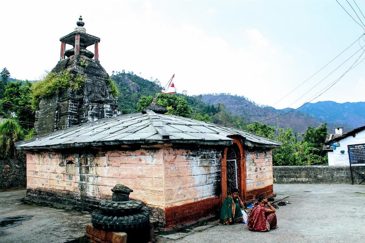 On higher ground in Gangolihat