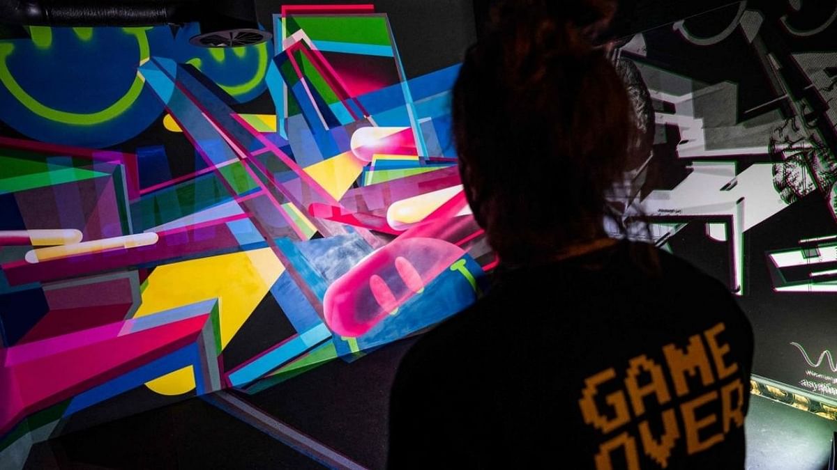 Videogames exhibition in Berlin with 3D paintings to be torn down