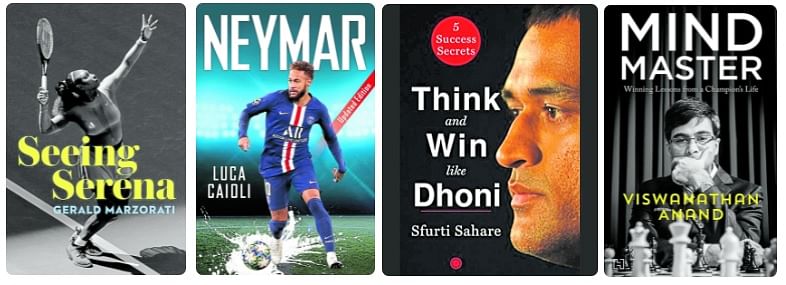 Four books on iconic sports stars