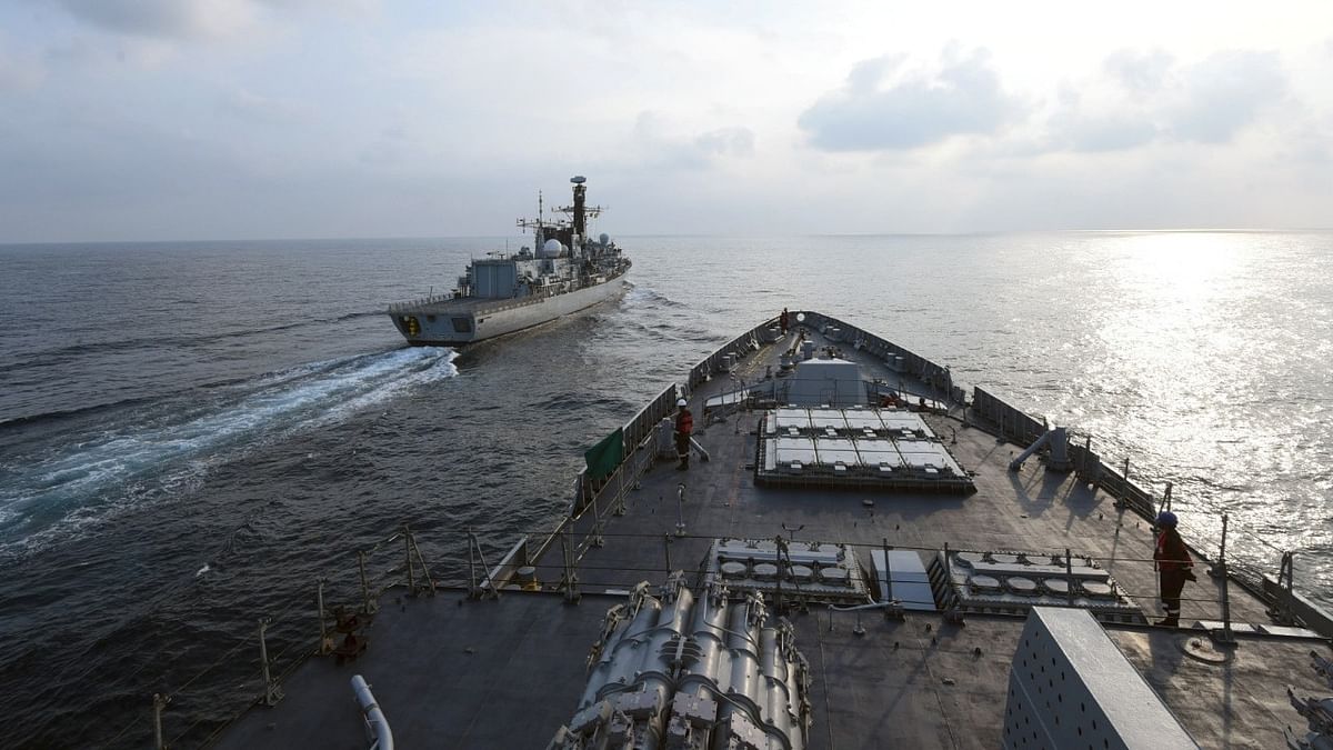Indian, Royal navies participate in Konkan Shakti exercise