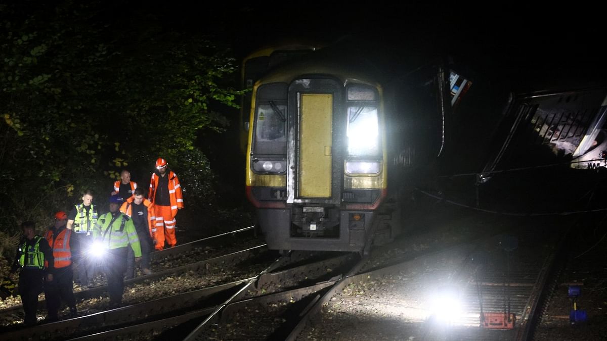 Several passengers injured as trains collide in England