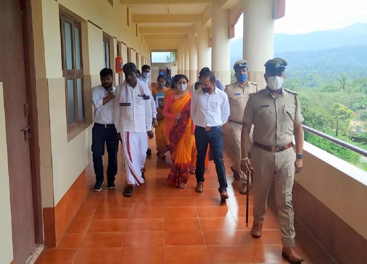 Minister visits Vajpayee Residential School