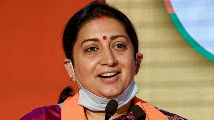 Irani appeals to people to share on social media details of women vendors to create opportunities for them