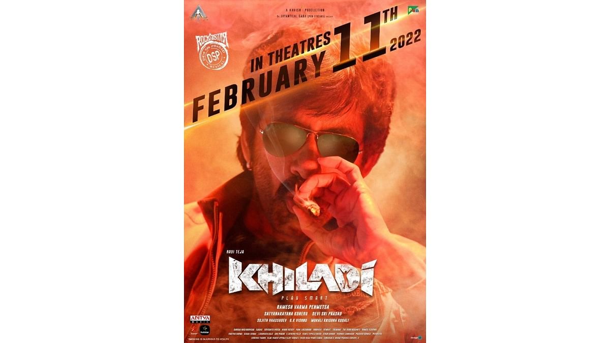 Telugu star Ravi Teja's 'Khiladi' in cinemas on February 11, 2022