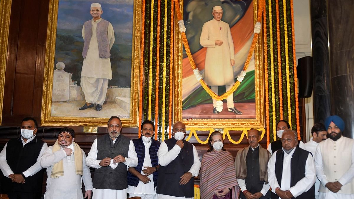 Congress hits out at government over absence of LS Speaker, RS Chairman, ministers at Nehru event in Parliament