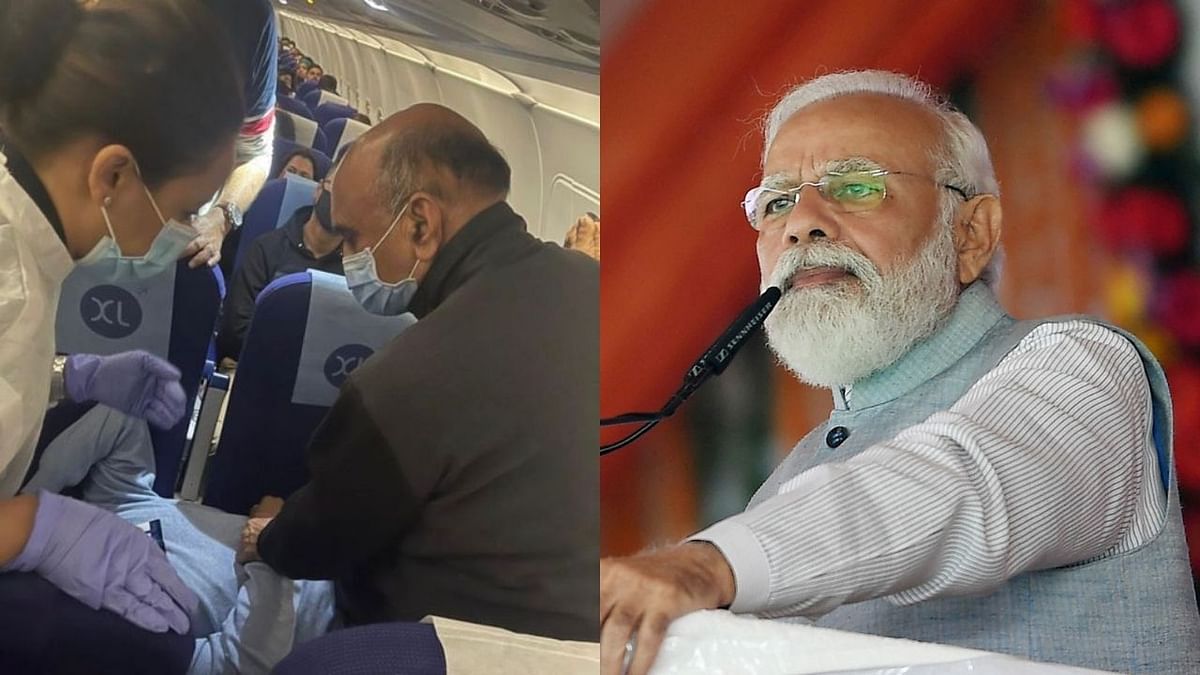 PM Modi applauds Union minister Karad for giving first aid to co-passenger in flight