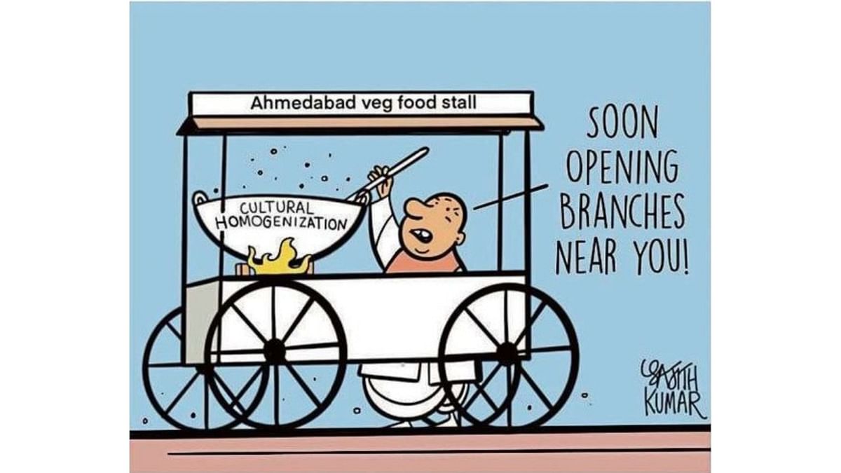 DH Toon | No 'non-veg' food beyond this point