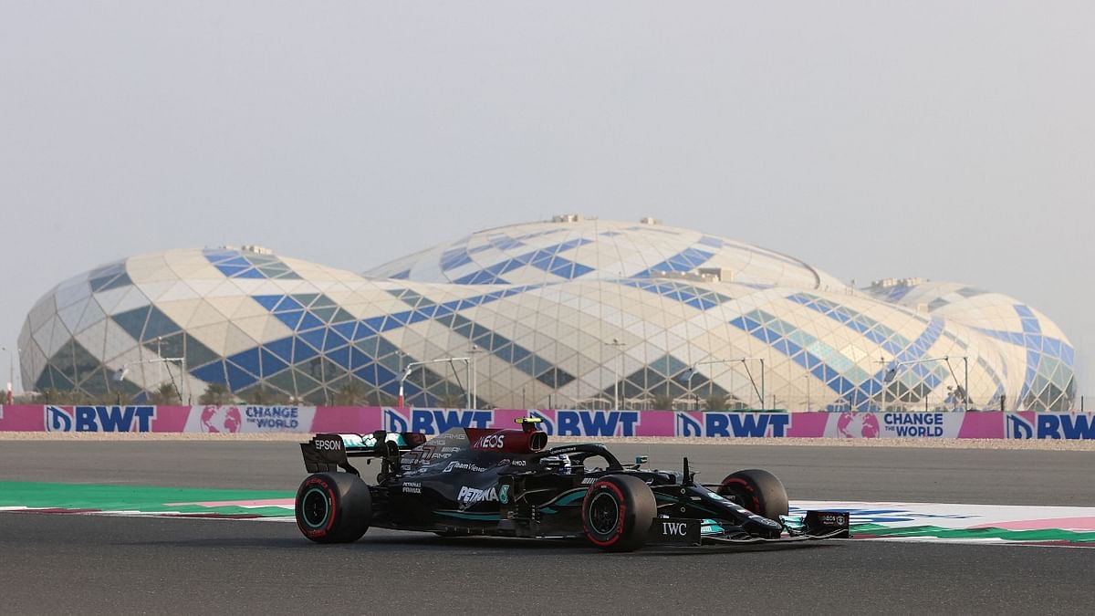 Qatar GP: Bottas, Hamilton shut out Verstappen in third practice