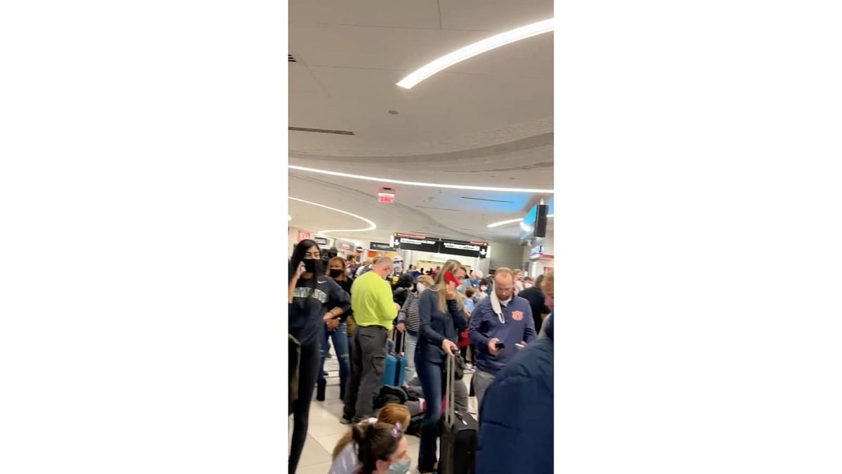 'Accidental' gun discharge causes panic at busy US airport
