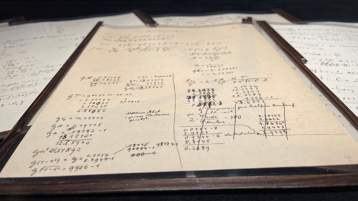 Einstein's notes with sketches of relativity theory sold in Paris auction for $13 mn