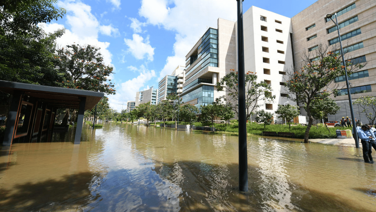Flooding in Manyata Tech Park: BBMP says ‘there is not much we can do’