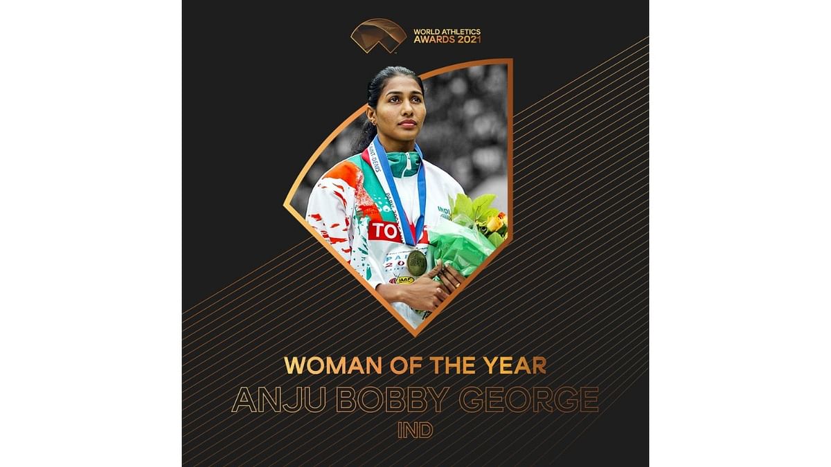 Anju Bobby George crowned Woman of the Year by World Athletics