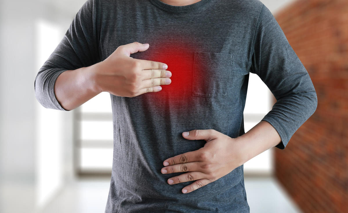 Heartburn over acid reflux