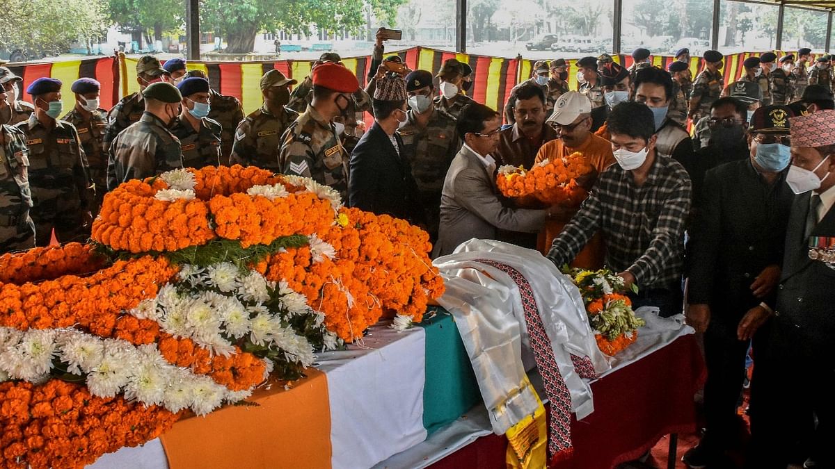 Mortal remains of Army Havildar killed in chopper crash reach hometown in Bengal