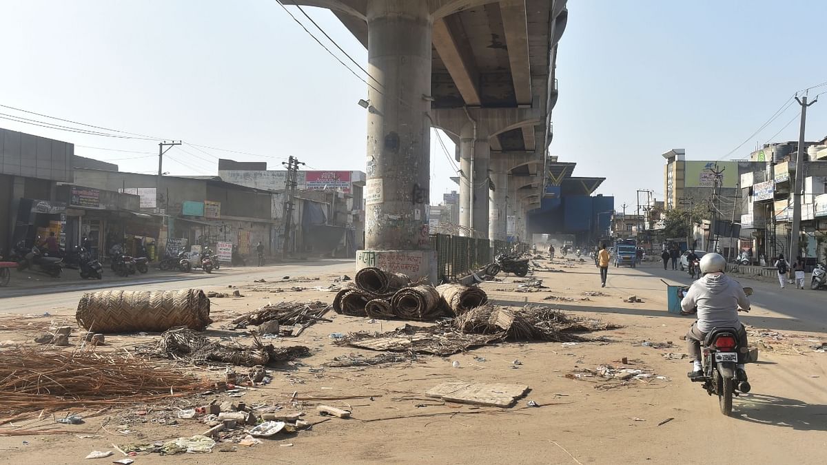 Rohtak Road at Tikri border open for traffic, other sites being cleared