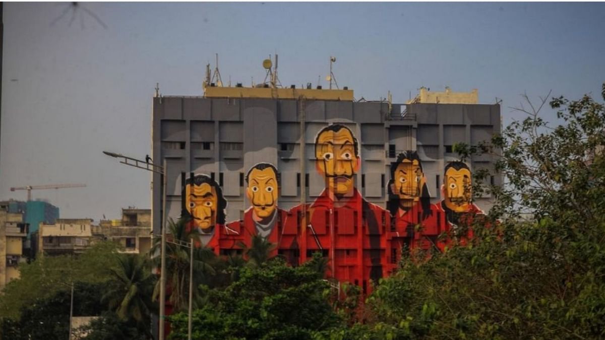Mumbai, Delhi and Hyderabad get a make over with Money Heist murals