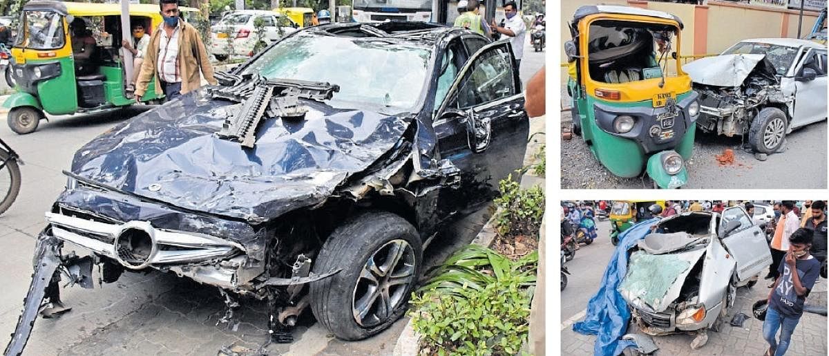 Driver of Merc involved in accident finally arrested