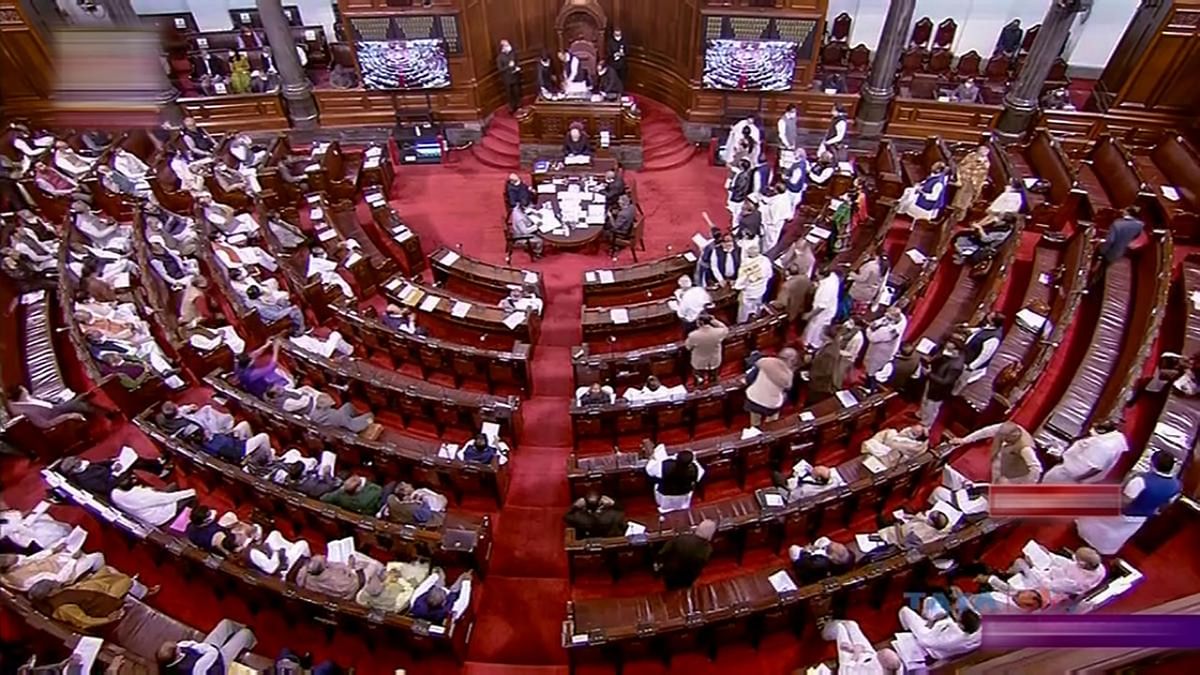 Rajya Sabha proceedings adjourned till 12 noon amid Opposition protest