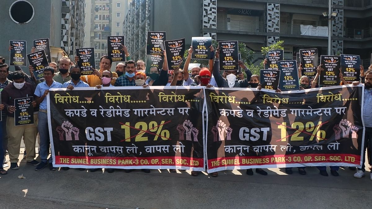 Garment traders in Delhi shut shops against proposed GST hike on textiles