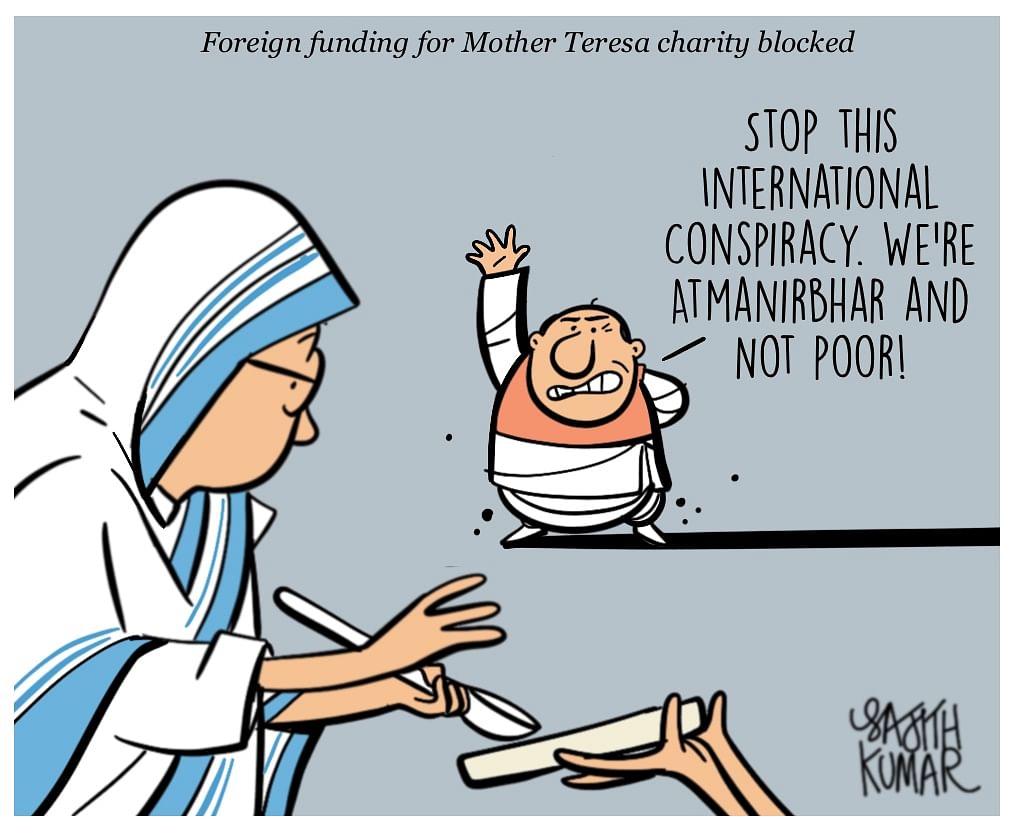 DH Toon | 'Mother Teresa, India is Atmanirbhar, not poor!'