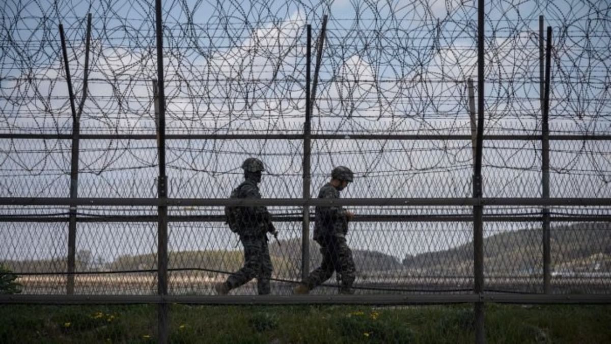 Person seen crossing DMZ likely previous North Korea defector 