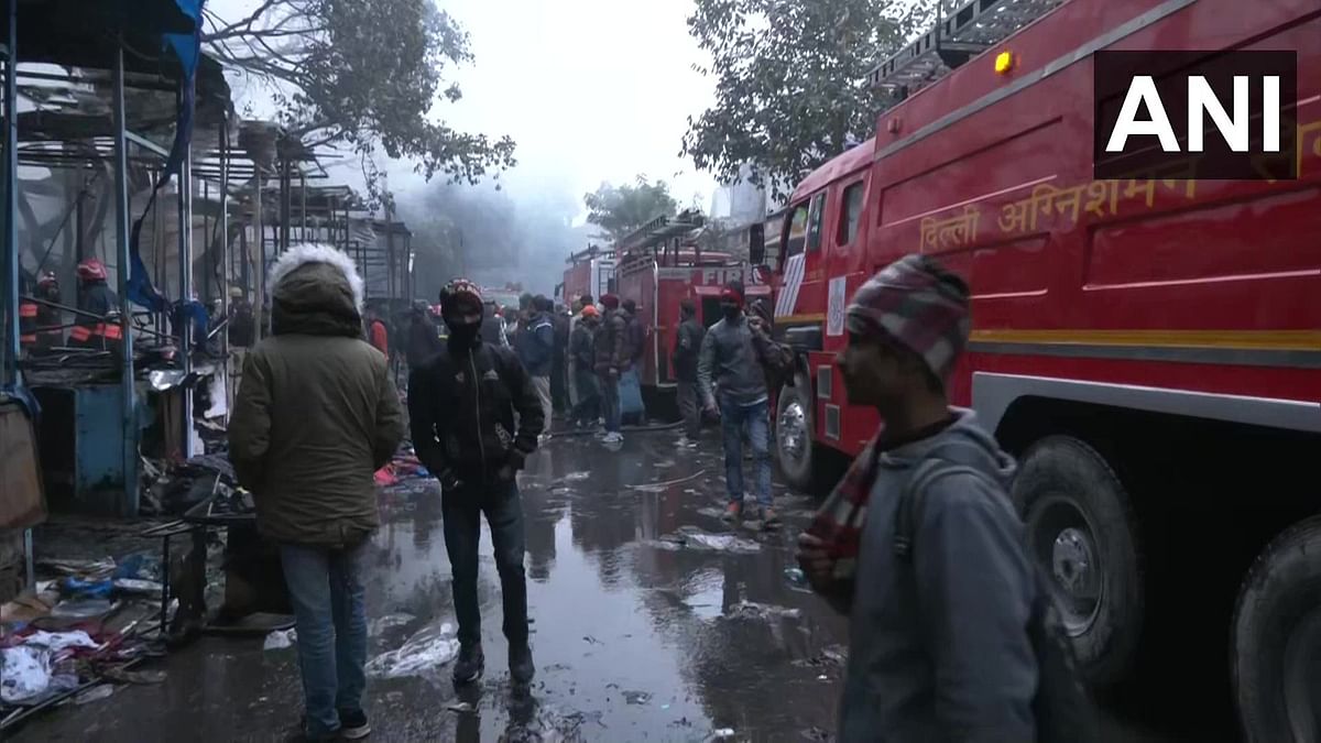 Fire breaks out at Delhi's New Lajpat Rai market
