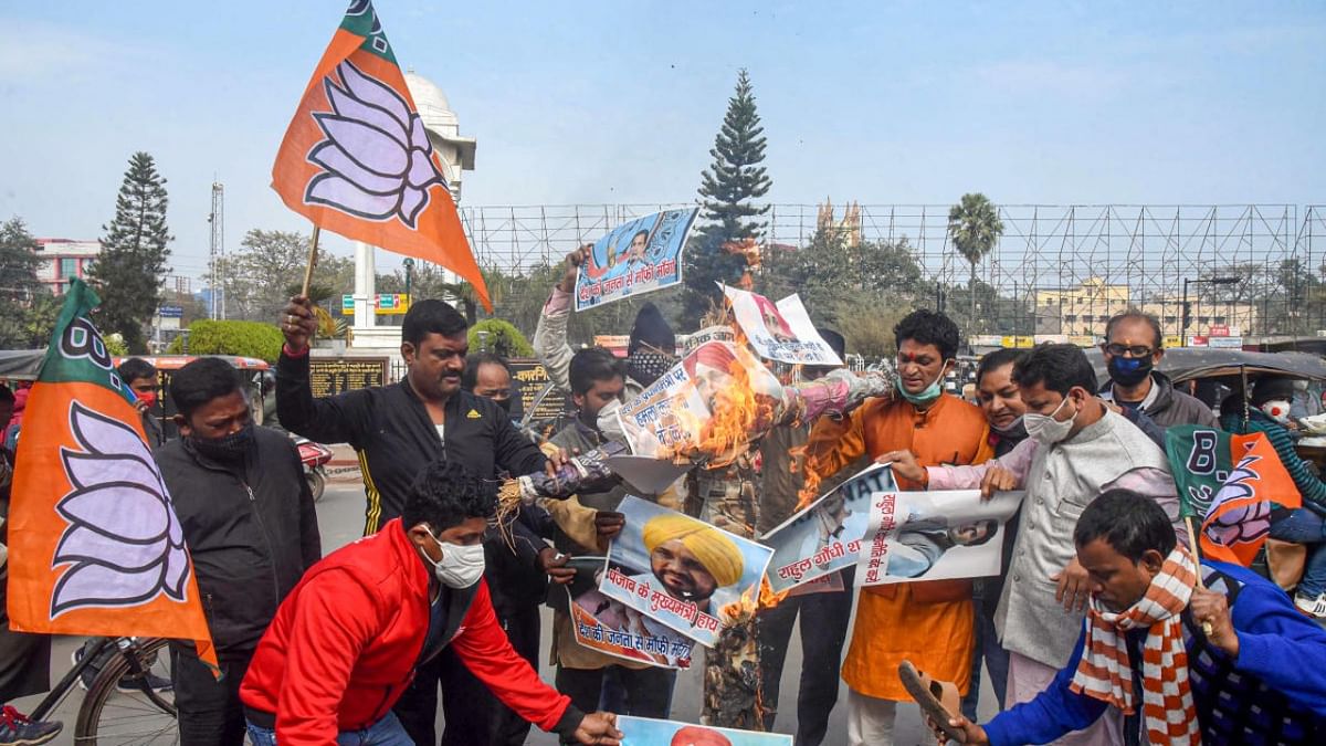 UP: BJP workers lathi-charged during protest over PM security breach, SHO sent to police lines