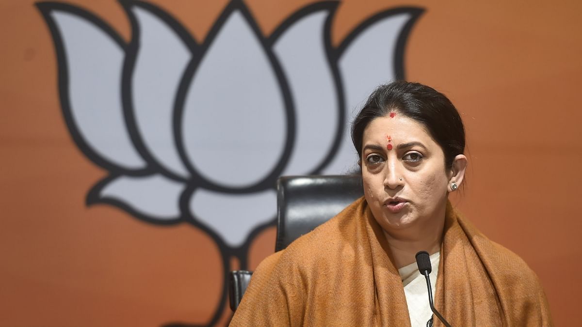 Smriti Irani questions Congress over PM’s security lapse in Punjab