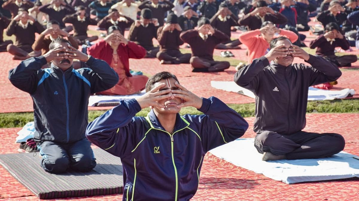 People perform 'Surya Namaskar' in parts of J&K; political, religious groups criticise govt move