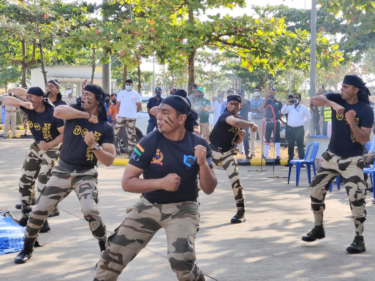 ASG personnel demonstrate physical fitness training during R-Day celebrations