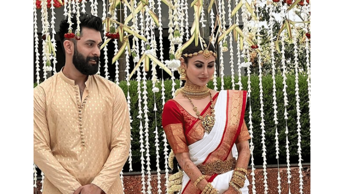 Actor Mouni Roy ties the knot with Suraj Nambiar in Goa