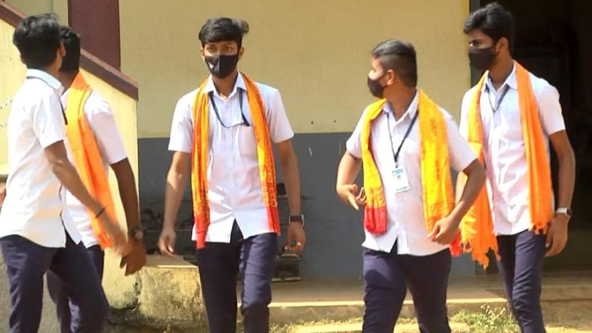 Now, Kundapur students wear saffron shawls to college