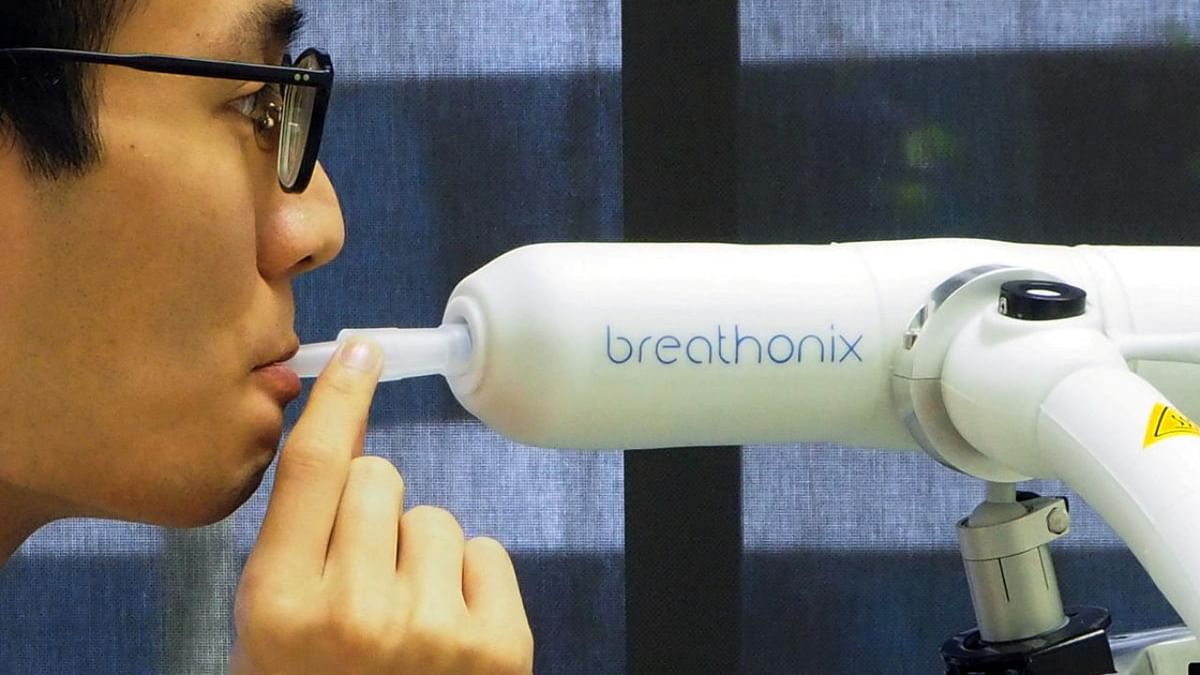 Quick Covid breathalyser test for mass screening developed