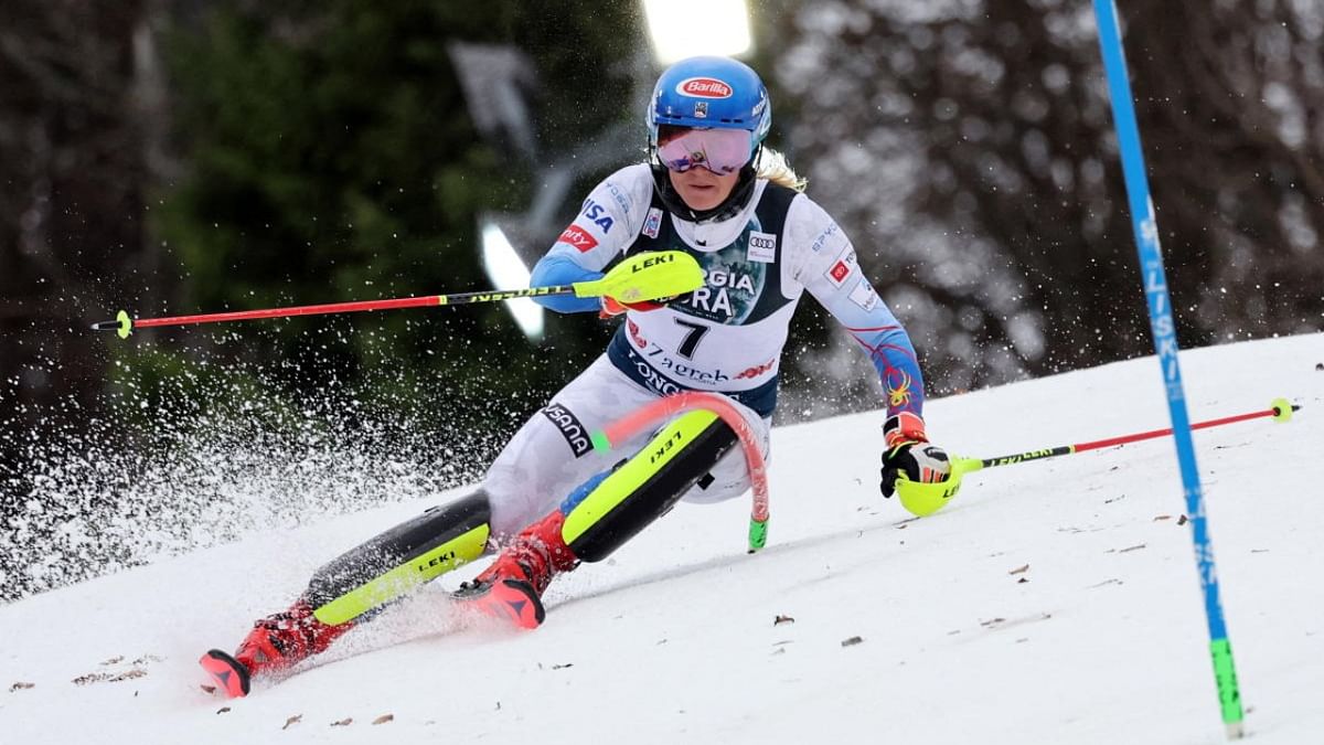 Mikaela Shiffrin slides out at Beijing Olympics as teenagers make impact