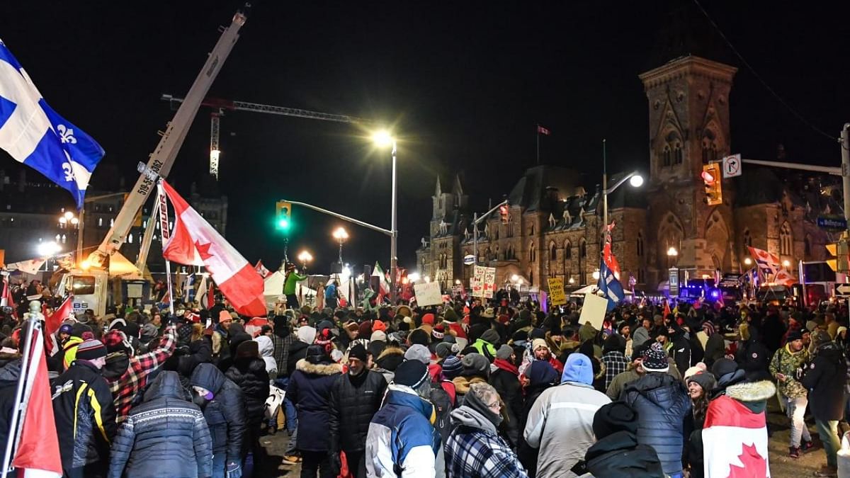 Emergency in Canada's Ottawa as truckers protest Covid-19 jab mandate