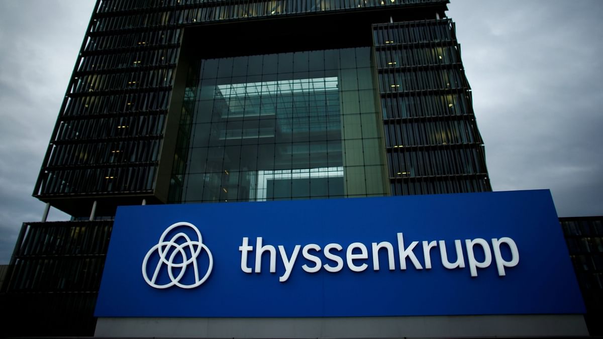 Thyssenkrupp quarterly profit benefits from higher steel prices