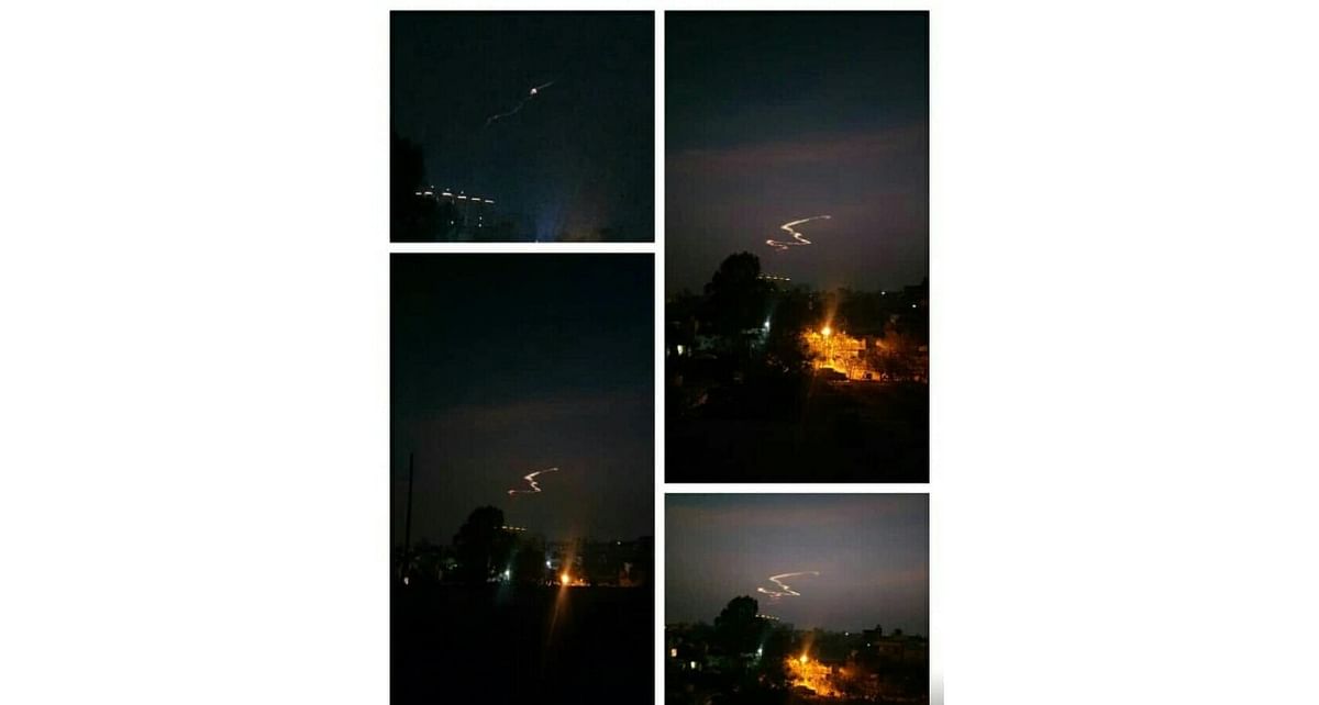 Cone-shaped light stream on Bengaluru skyline wasn’t UFO
