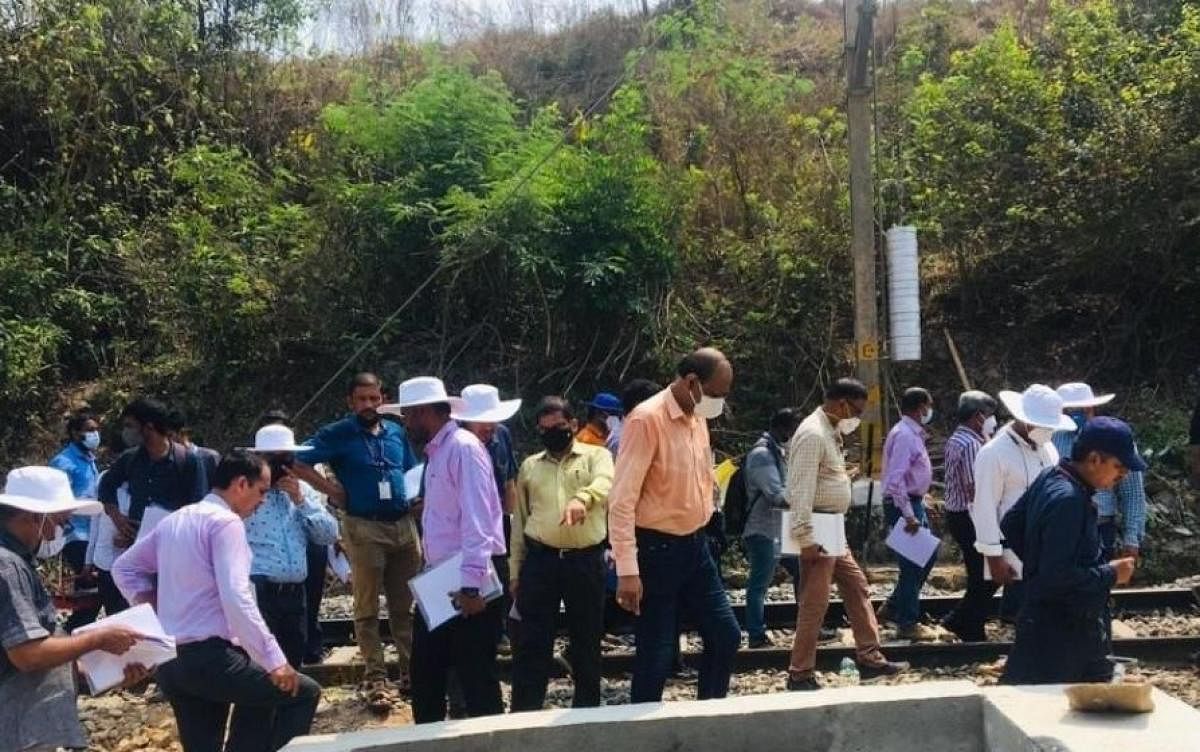 CRS conducts inspection of Padil-Kulashekar line