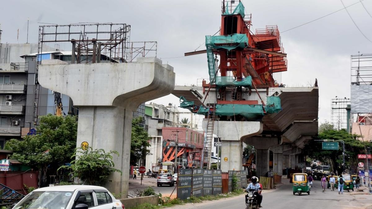 Workers on Ejipura flyover project not paid wages 'for several months'