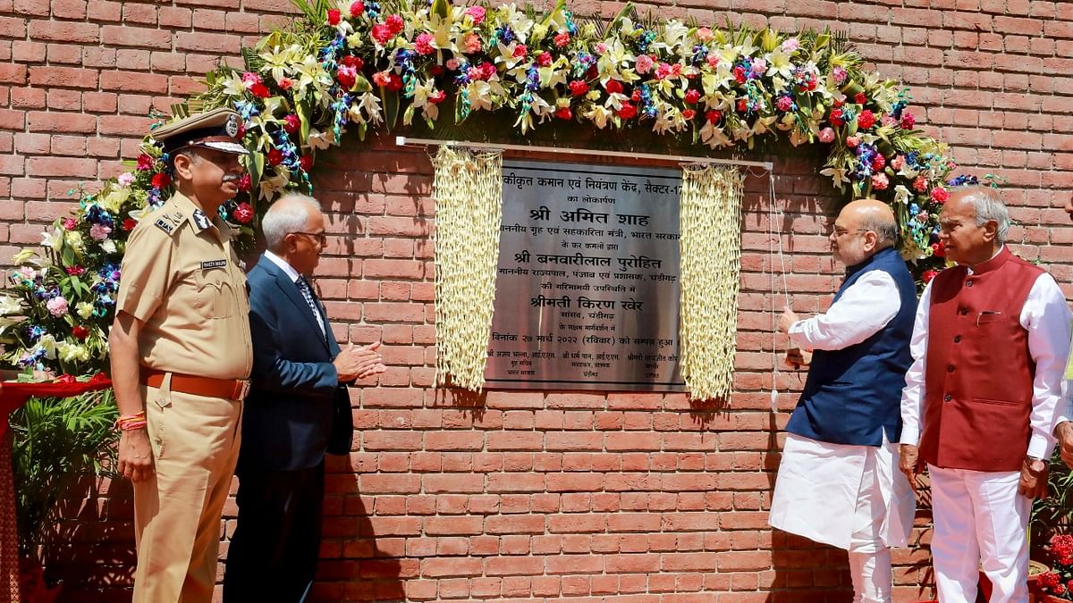 Amit Shah inaugurates several projects in Chandigarh