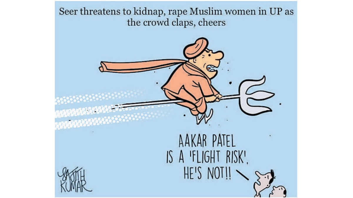 DH Toon | UP cheers as seer threatens to rape Muslim women