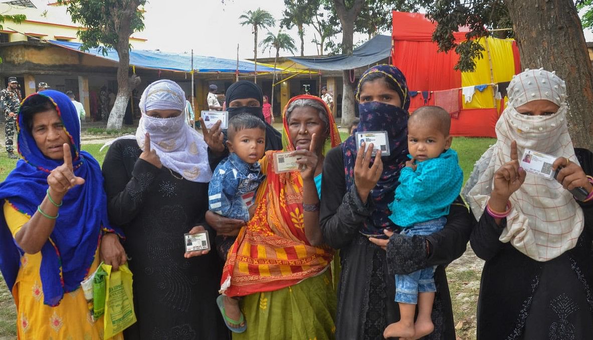 Bihar bypolls: Braving heat, voters turn up in large numbers
