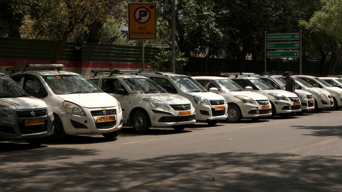 Delhi: App-based taxi drivers' strike to demand CNG subsidy, fare hike enters 2nd day