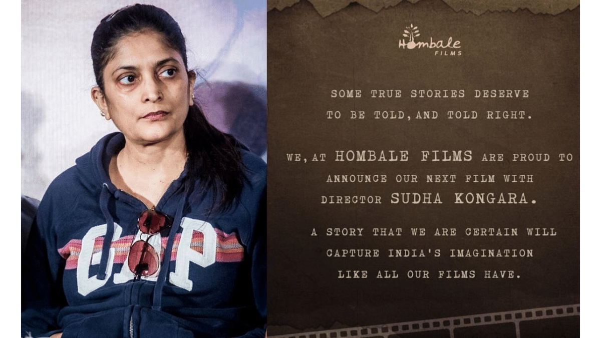 Sudha Kongara to direct movie for 'KGF 2' makers Hombale Films