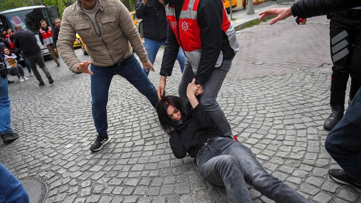 Turkey police detain dozens after May Day clashes