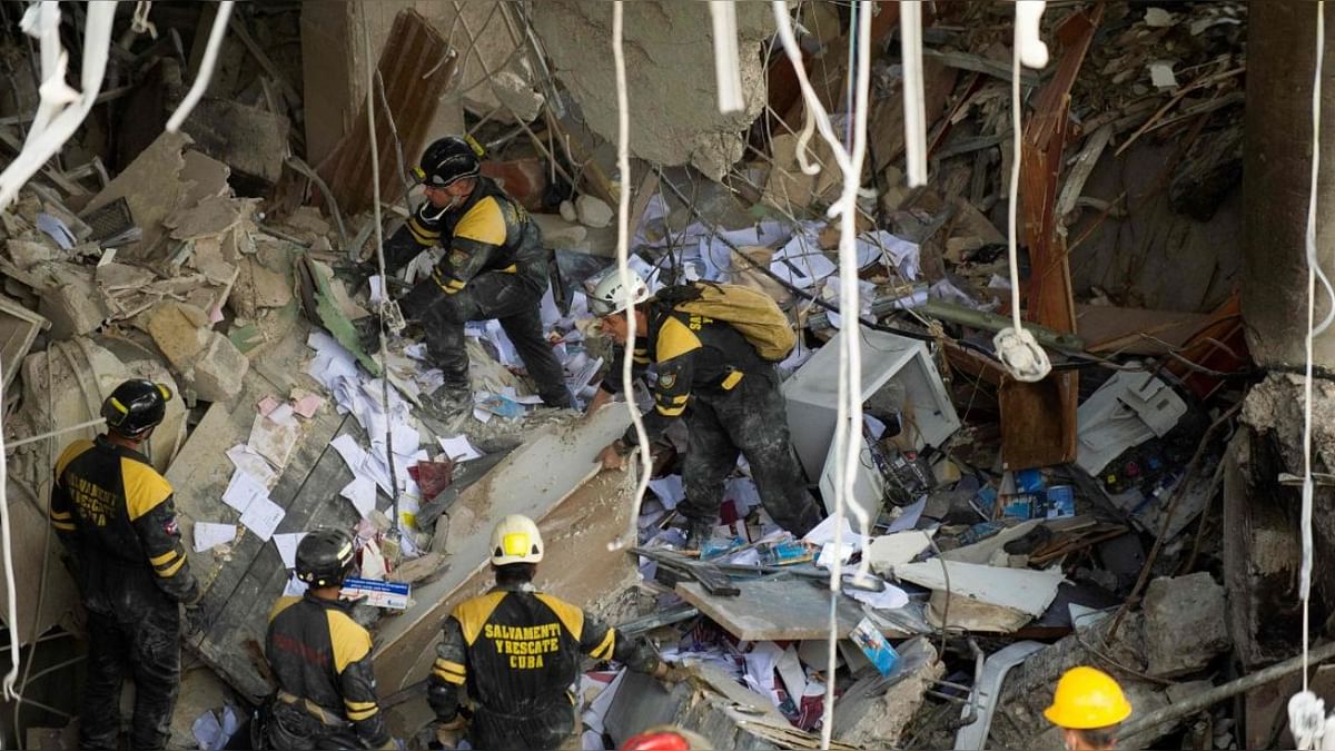 Desperate search for survivors in Cuba hotel blast; death toll climbs to 27