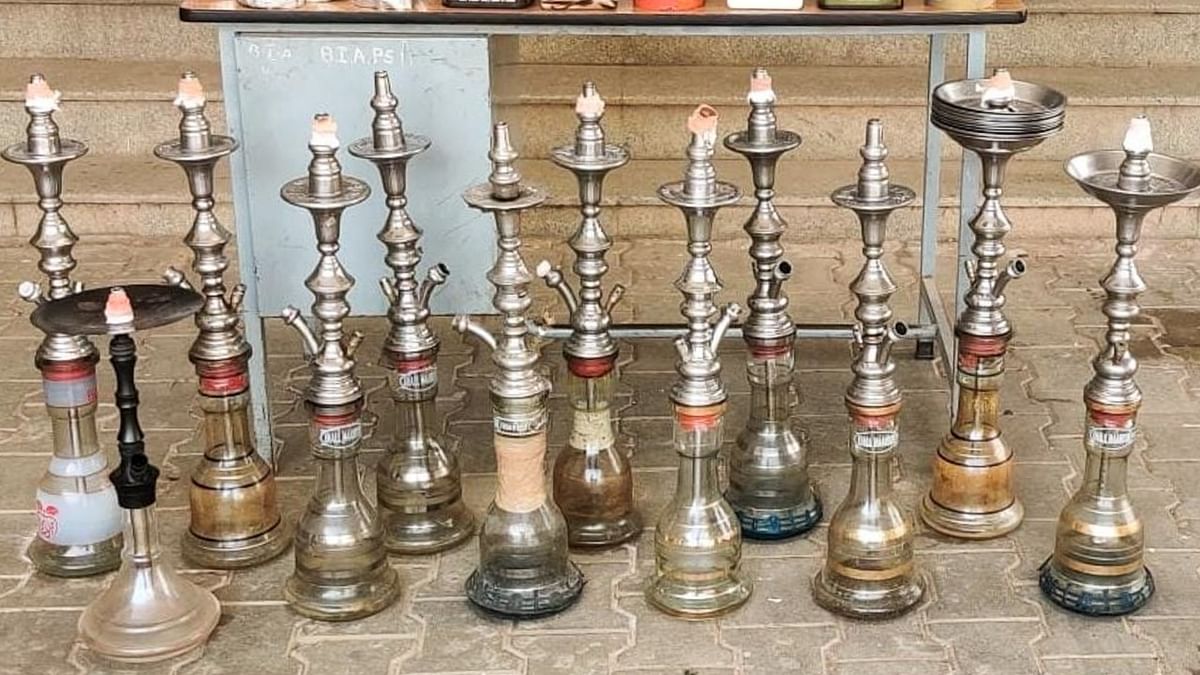 Cafe 'illegally' serving hookah near airport raided
